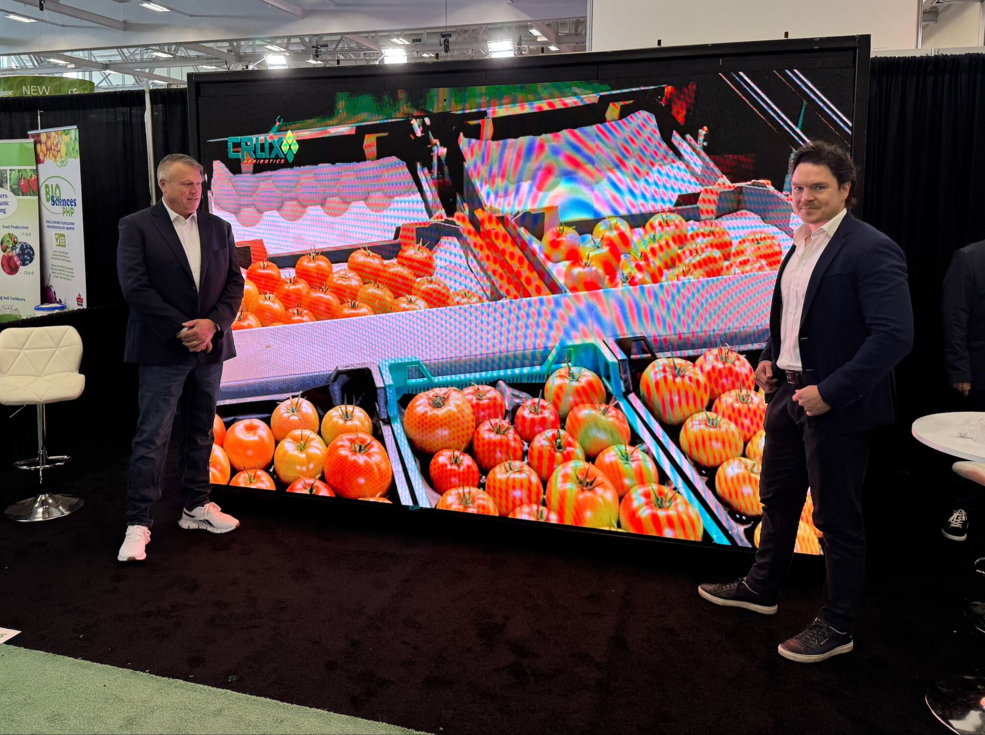 Colleagues at the stand at The Canadian Greenhouse Conference